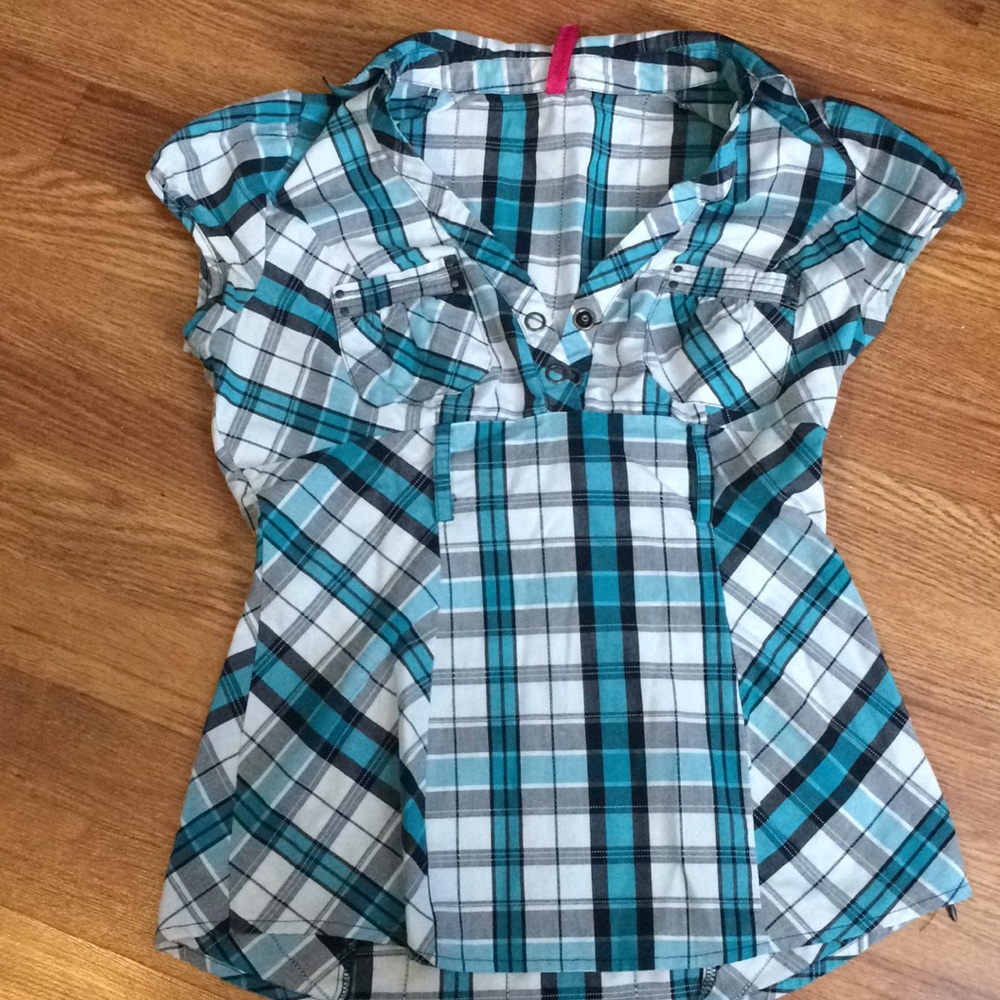 Plaid blouse